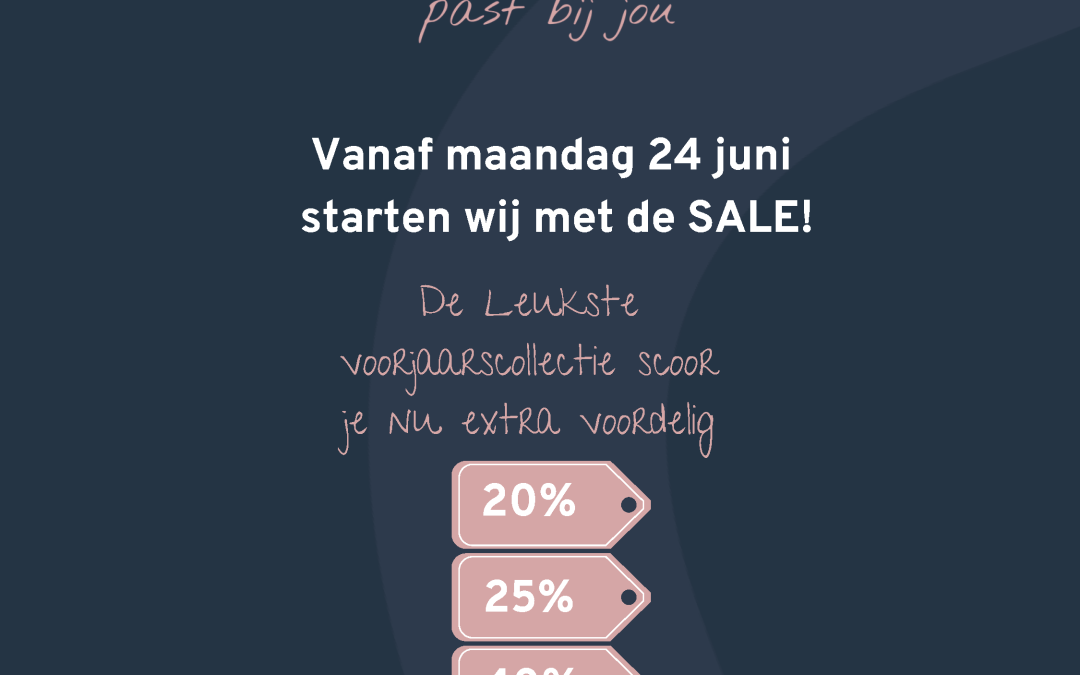 Start van de sale!